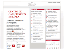 Tablet Screenshot of capacitacion.profepa.gob.mx
